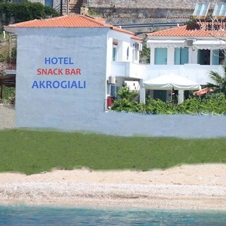 Akrogiali Hotel Plomari Esterno foto